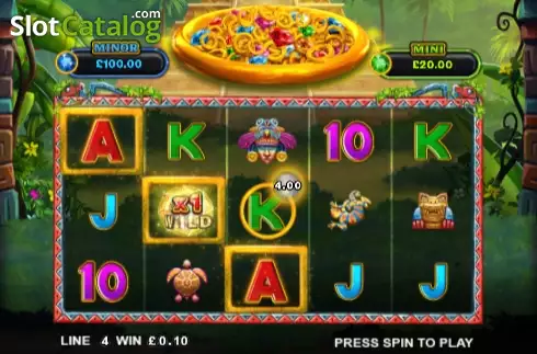 Οθόνη3. Jackpot Rings Mayan Mist Κουλοχέρης 