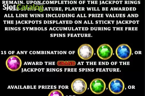Οθόνη8. Jackpot Rings Mayan Mist Κουλοχέρης 