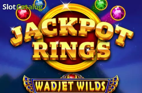Jackpot Rings Wadjet Wilds Λογότυπο Jackpot Rings Wadjet Wilds Λογότυπο