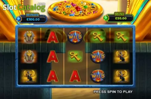 Οθόνη2. Jackpot Rings Wadjet Wilds Κουλοχέρης