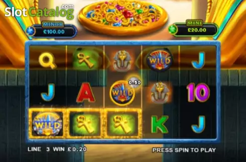 Οθόνη4. Jackpot Rings Wadjet Wilds Κουλοχέρης
