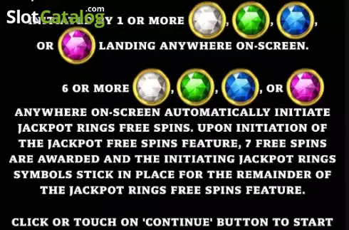 Οθόνη7. Jackpot Rings Wadjet Wilds Κουλοχέρης