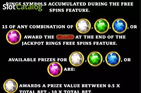Οθόνη8. Jackpot Rings Wadjet Wilds Κουλοχέρης