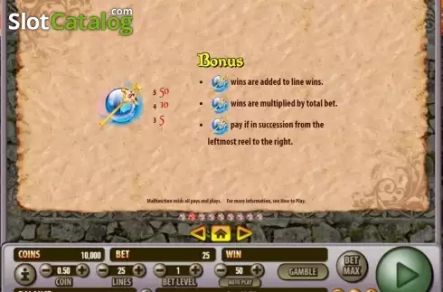 Οθόνη3. Dragon Castle Κουλοχέρης