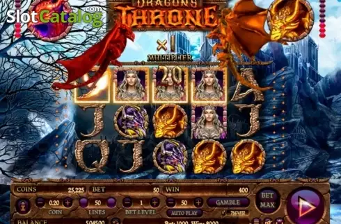 Οθόνη9. Dragon's Throne Κουλοχέρης