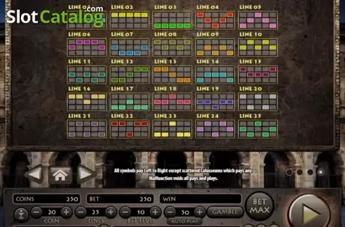 Οθόνη5. Roman Empire (Habanero Systems) Κουλοχέρης 