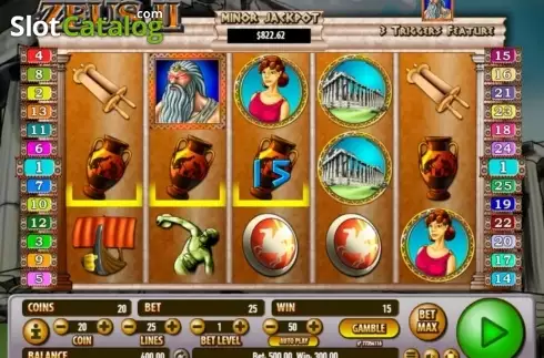 Οθόνη7. Zeus 2 (Habanero) Κουλοχέρης 