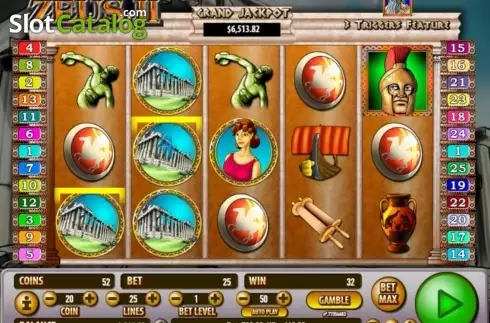 Οθόνη9. Zeus 2 (Habanero) Κουλοχέρης 