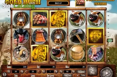 Οθόνη5. Gold Rush (Habanero Systems) Κουλοχέρης