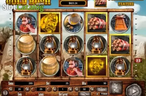 Οθόνη6. Gold Rush (Habanero Systems) Κουλοχέρης