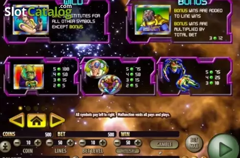 Οθόνη2. Galactic Cash (Habanero) Κουλοχέρης