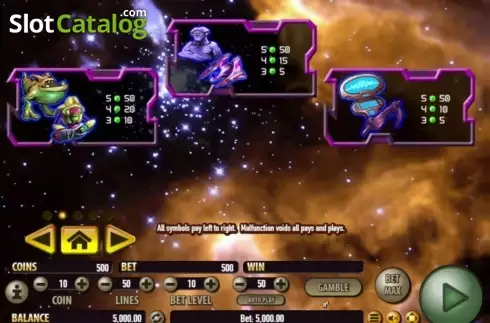 Οθόνη3. Galactic Cash (Habanero) Κουλοχέρης