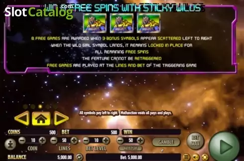 Οθόνη4. Galactic Cash (Habanero) Κουλοχέρης