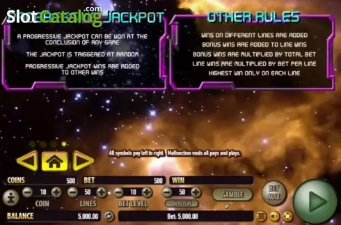 Οθόνη5. Galactic Cash (Habanero) Κουλοχέρης