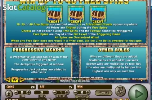 Οθόνη3. Treasure Diver (Habanero Systems) Κουλοχέρης