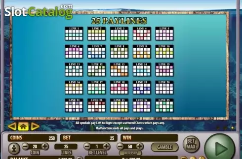 Οθόνη4. Treasure Diver (Habanero Systems) Κουλοχέρης
