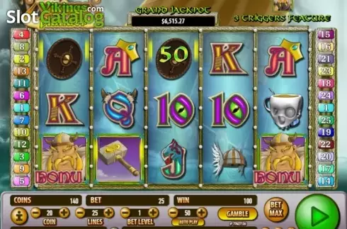 Οθόνη7. Viking's Plunder Κουλοχέρης