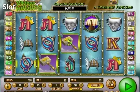 Οθόνη8. Viking's Plunder Κουλοχέρης