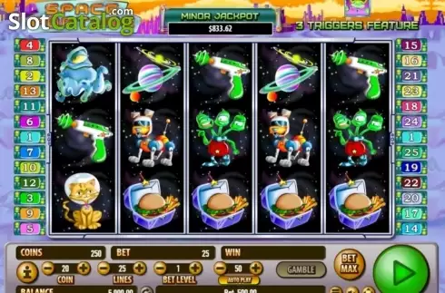 Οθόνη5. Space Fortune (Habanero) Κουλοχέρης 