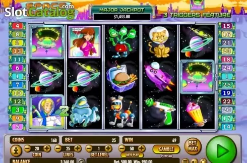 Οθόνη8. Space Fortune (Habanero) Κουλοχέρης 