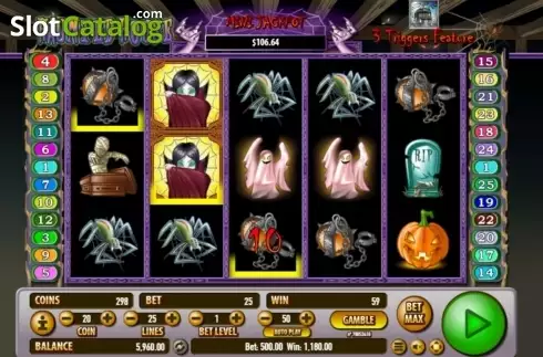Οθόνη7. Haunted House (Habanero Systems) Κουλοχέρης