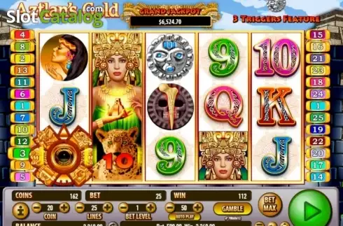 Οθόνη6. Aztlan's Gold Κουλοχέρης