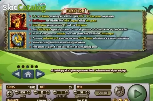 Οθόνη4. Dragon's Realm Κουλοχέρης