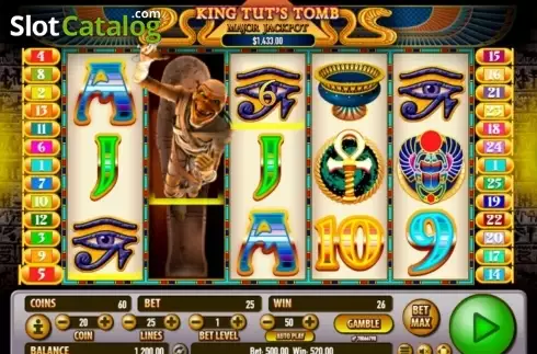 Οθόνη8. King Tut's Tomb Κουλοχέρης