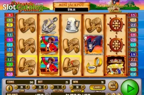 Οθόνη5. Pirate's Plunder (Habanero Systems) Κουλοχέρης