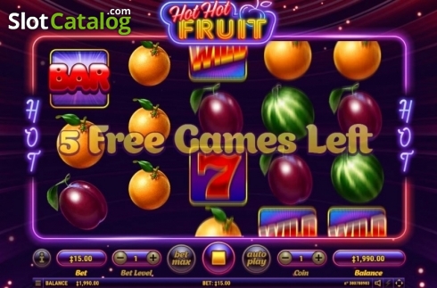 Οθόνη6. Hot Hot Fruit Κουλοχέρης 