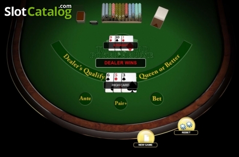 Οθόνη3. Three Card Poker Deluxe (Habanero) Κουλοχέρης 