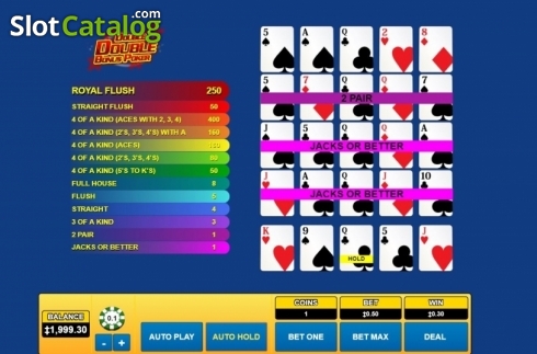 Οθόνη4. Double Double Bonus Poker (Habanero) Κουλοχέρης