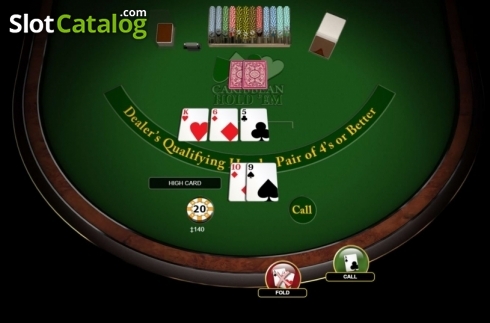 Οθόνη3. Caribbean Hold'em Κουλοχέρης