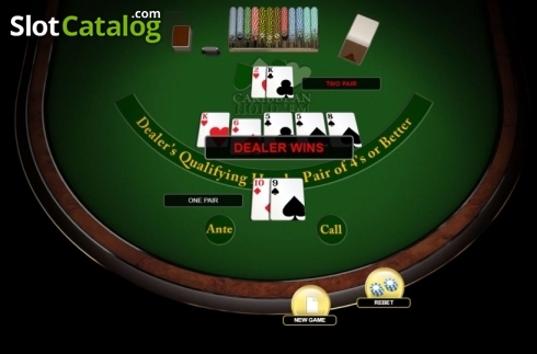 Οθόνη4. Caribbean Hold'em Κουλοχέρης