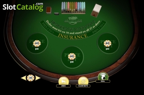 Οθόνη2. Blackjack 3 Hand Κουλοχέρης