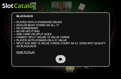 Οθόνη6. Blackjack 3 Hand Κουλοχέρης