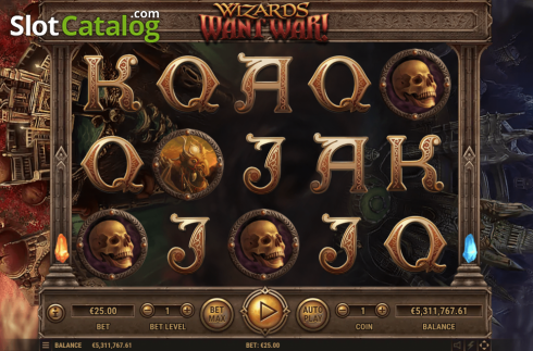 Οθόνη2. Wizards Want War Κουλοχέρης