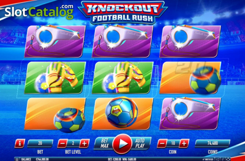 Οθόνη4. Knockout Football Rush Κουλοχέρης