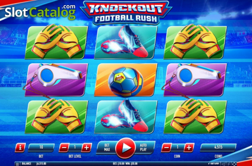 Οθόνη5. Knockout Football Rush Κουλοχέρης