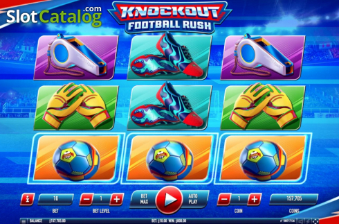 Οθόνη6. Knockout Football Rush Κουλοχέρης