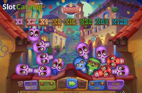 Οθόνη2. Calaveras Explosivas Κουλοχέρης