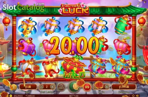 Οθόνη4. Lantern Luck Κουλοχέρης 