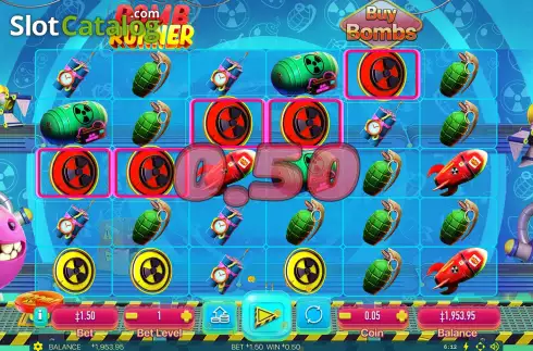 Οθόνη4. Bomb Runner Κουλοχέρης