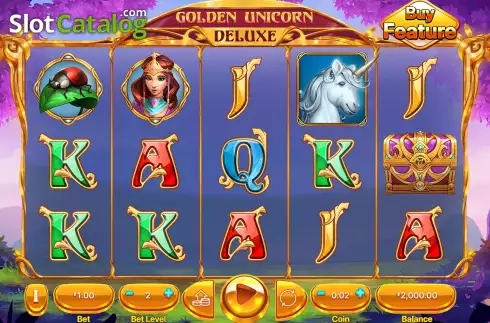 Οθόνη2. Golden Unicorn Deluxe Κουλοχέρης