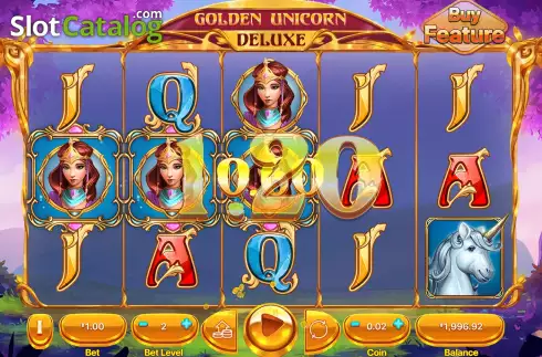 Οθόνη3. Golden Unicorn Deluxe Κουλοχέρης
