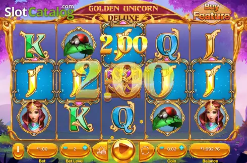 Οθόνη5. Golden Unicorn Deluxe Κουλοχέρης