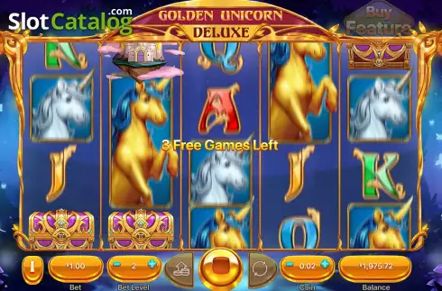 Οθόνη8. Golden Unicorn Deluxe Κουλοχέρης