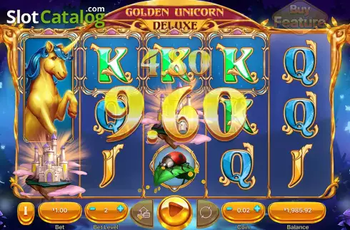 Οθόνη9. Golden Unicorn Deluxe Κουλοχέρης