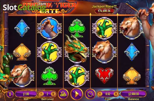 Οθόνη2. Dragon Tiger Gate Κουλοχέρης