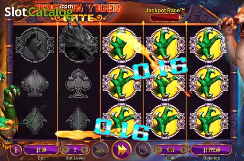 Οθόνη4. Dragon Tiger Gate Κουλοχέρης